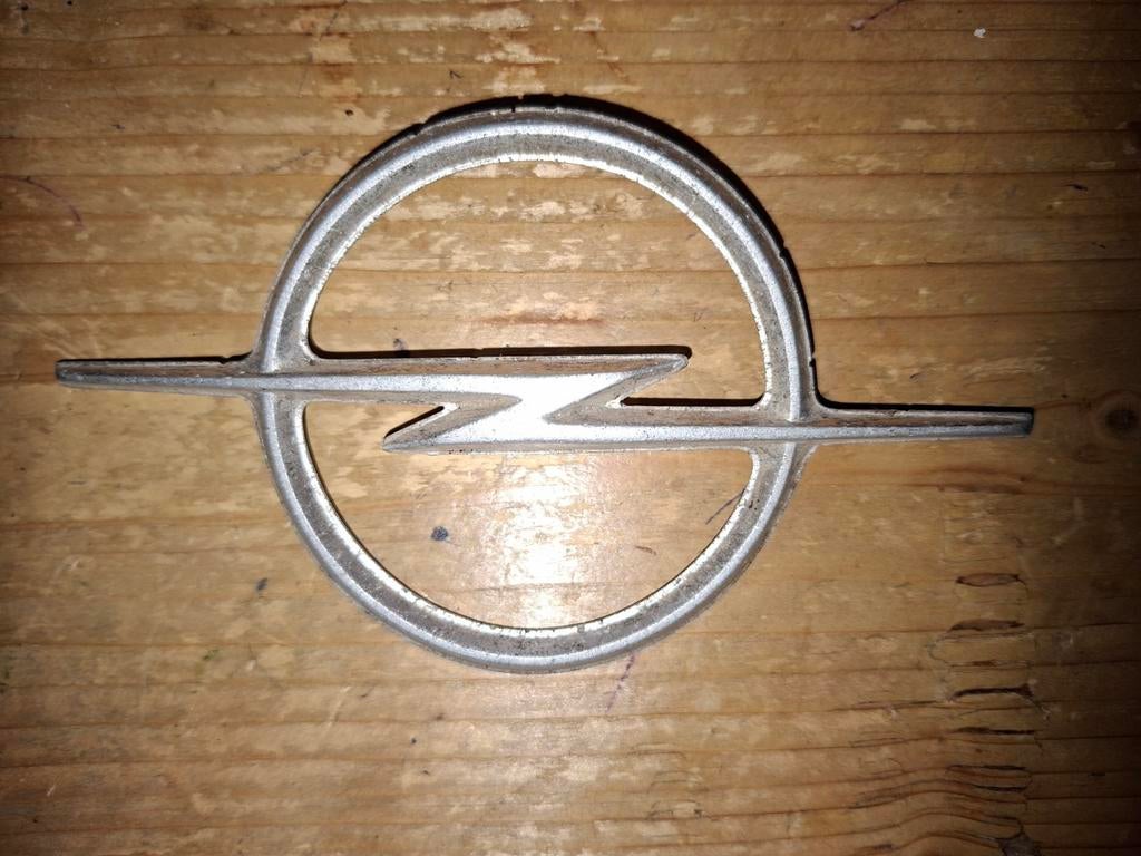 Vintage Opel embleem - Bliksem logo, Auto diversen, Auto-accessoires, Ophalen of Verzenden
