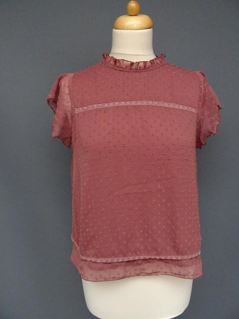 SUPER SALE !! ONLY maat XS, oudroze tuniekblouse., Kleding | Dames, Blouses en Tunieken, Only, Ophalen of Verzenden, Zo goed als nieuw