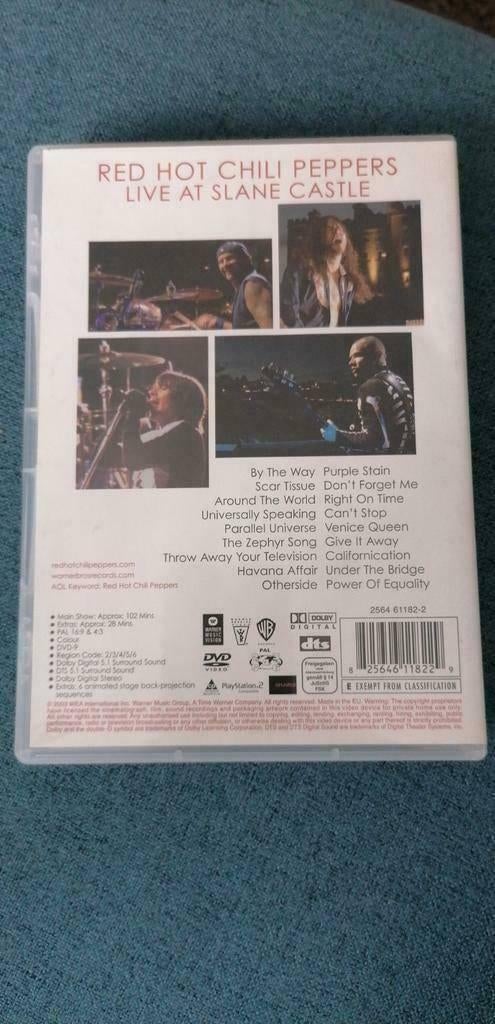 Red Hot Chili Peppers - Live at Slane Castle, Cd's en Dvd's, Alle leeftijden, Ophalen of Verzenden, Zo goed als nieuw, Muziek en Concerten