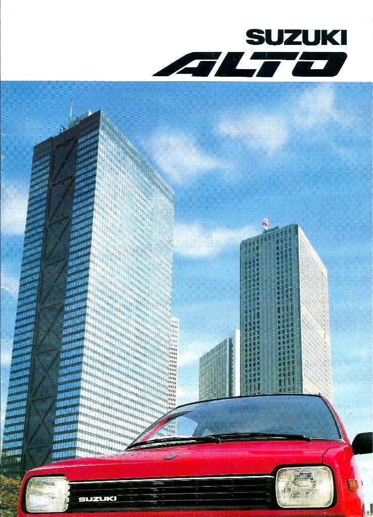 Folder Suzuki Alto 1985, Ophalen of Verzenden, Gelezen, Overige merken