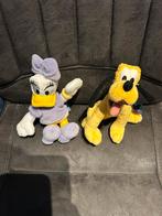 Disney Katrien Duck en Pluto knuffels, Ophalen of Verzenden, Donald Duck, Zo goed als nieuw, Knuffel