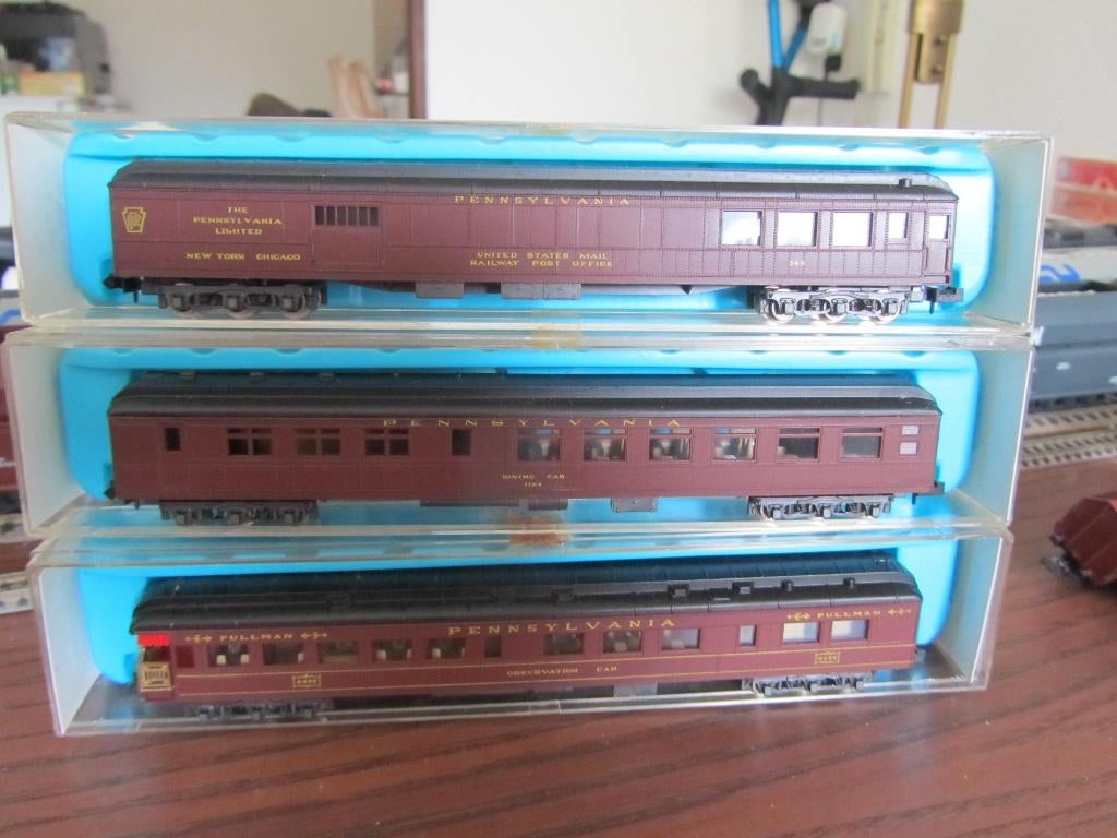 atlas usa rijtuigen N spoor, Hobby en Vrije tijd, Overige merken, Gelijkstroom, Wagon, Ophalen of Verzenden