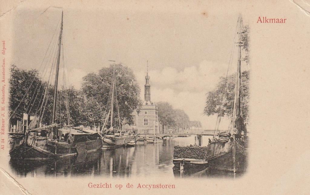 Alkmaar, Verzenden, Voor 1920, Ongelopen, Noord-Holland
