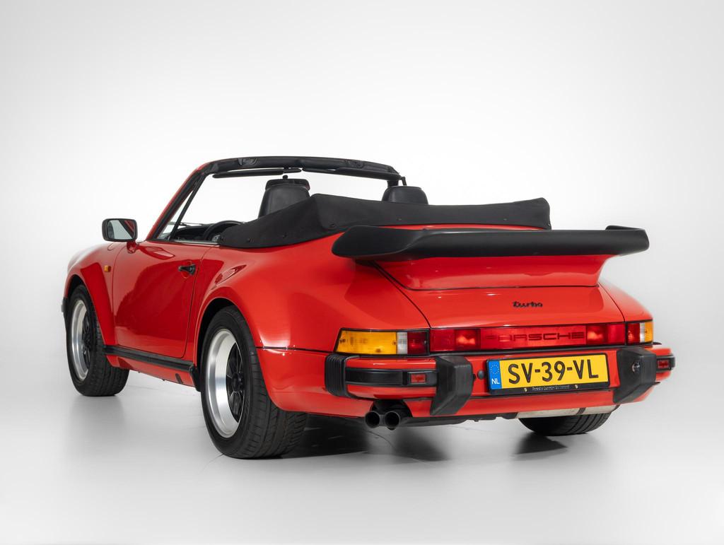 Porsche 911 930 Turbo 3.3 Cabriolet, Auto's, Porsche, Porsche Occasion Garantie, Achterwielaandrijving, Gebruikt, Zwart