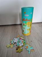 Leuke kinderpuzzel 100 stukjes in koker, Ophalen of Verzenden, Meer dan 50 stukjes, Gebruikt, 6 jaar of ouder