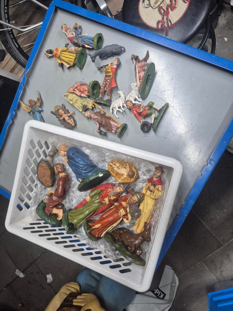 Grote Kerststal Beelden Set - Compleet en Gedetailleerd, Ophalen of Verzenden
