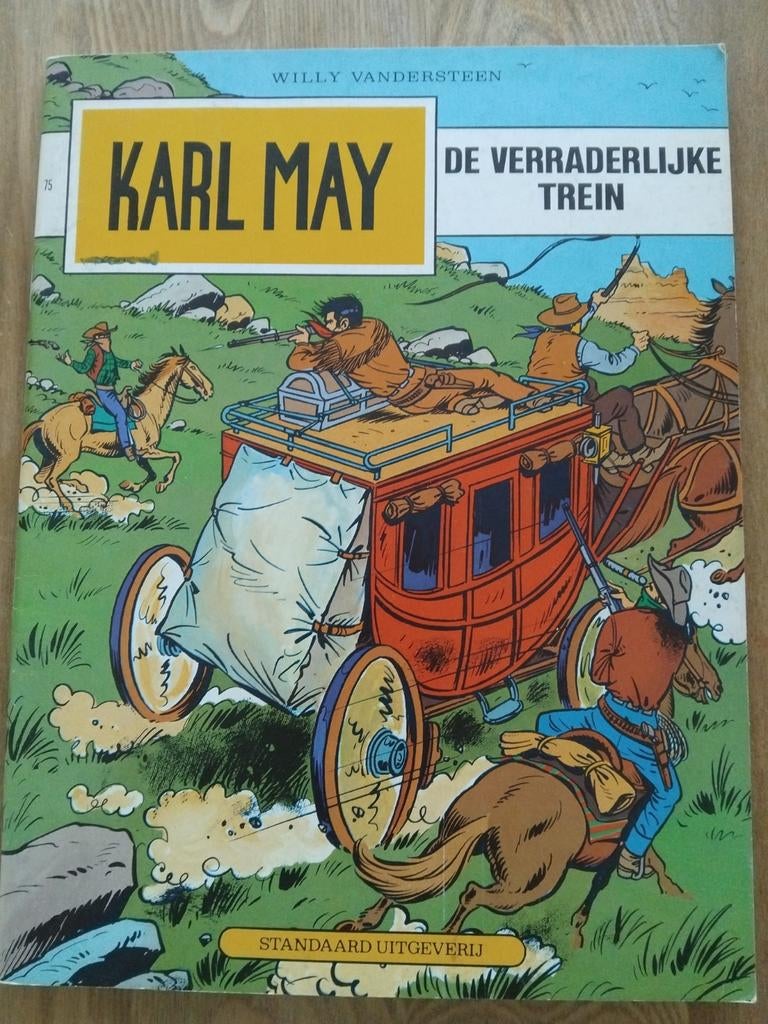 Karl May - De Verraderlijke Trein (Willy Vandersteen), Eén stripboek, Ophalen of Verzenden, Gelezen, Willy Vandersteen