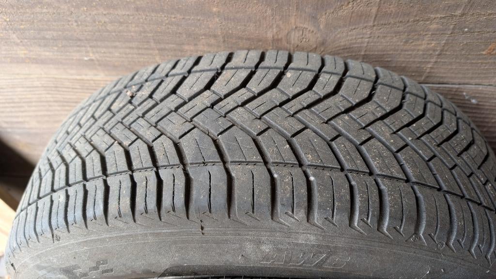 2x Delinte all season voorbanden, Ophalen, Gebruikt