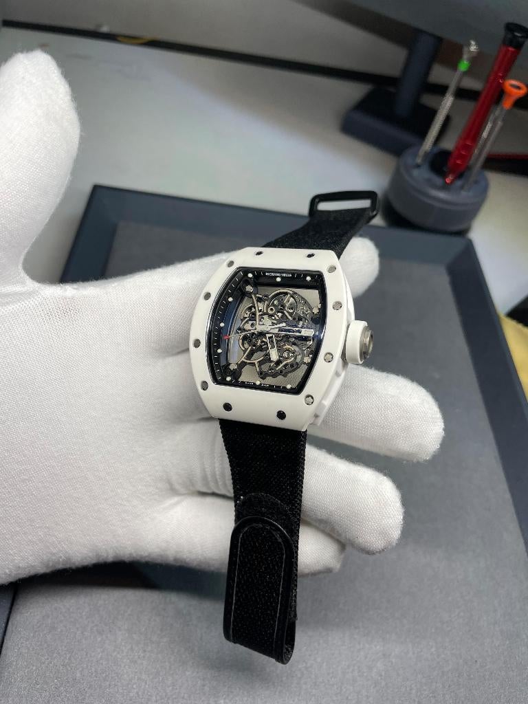 Richard mille 055 bubba waston caramic wit, Ophalen of Verzenden, Nieuw, Wit, Android