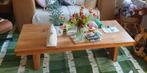 Wooden coffe table, Ophalen, 100 tot 150 cm, 50 tot 100 cm, Zo goed als nieuw