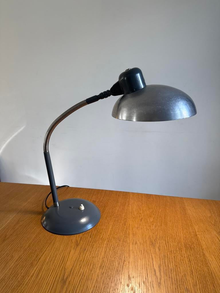 Vintage SIS Model 50 bureaulamp - midcentury Bauhaus design, Ophalen of Verzenden, Zo goed als nieuw, Vintage midcentury industriële Bauhaus jaren 60 design