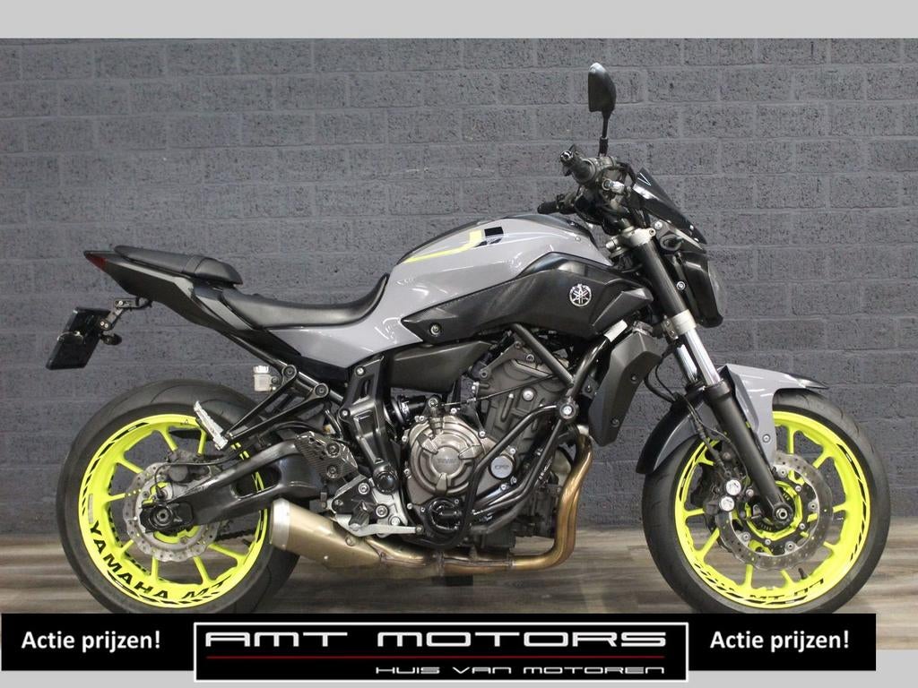 YAMAHA MT 07 ABS (bj 2016) 32,802 km NARDO GREY 35KW A2 gesc, 2 cilinders, Bedrijf, Onbekend, YAMAHA