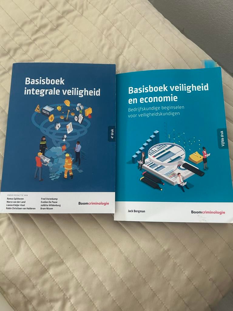 Basisboek Integrale Veiligheid & Veiligheid en Economie, Boeken, Studieboeken en Cursussen, Ophalen of Verzenden, Gamma, Zo goed als nieuw
