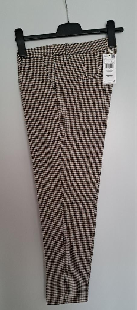 Dogtooth/pied de poule broek 40, Maat 38/40 (M), Bruin, Nieuw, Ophalen of Verzenden