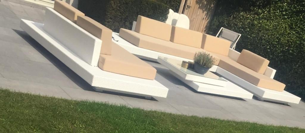 Tuinmeubelen, Ophalen, 5 zitplaatsen, Gebruikt, Rotan