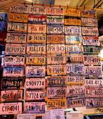 kentekenplaat kentekenplaten set USA america auto vintage, Ophalen of Verzenden, Gebruikt, Auto's