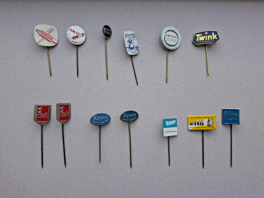 Vintage speldjes prikkers pins, Ophalen of Verzenden, Gebruikt, Overige onderwerpen