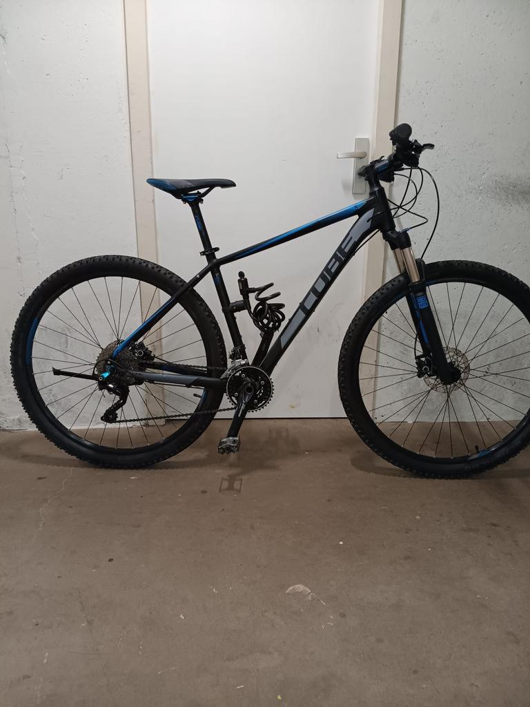 Mountainbike cube attention SL blauw, Fietsen en Brommers, Fietsen | Mountainbikes en ATB, Hardtail, Heren, Zo goed als nieuw