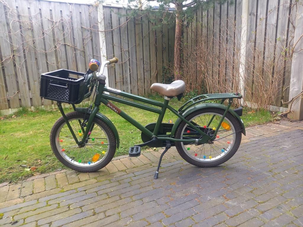 Popal kinderfiets groen, Ophalen of Verzenden, Gebruikt, 16 tot 20 inch, Popal