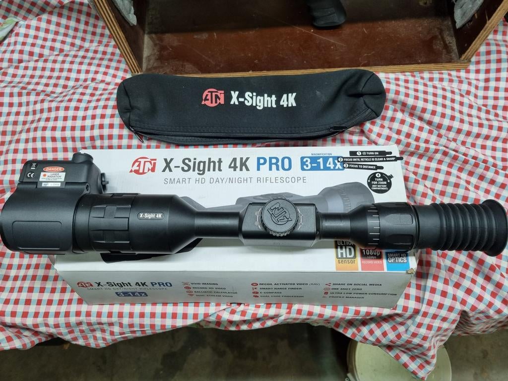 Nachtzicht kijker Atn x-sight 4k pro 3 x 14, Ophalen