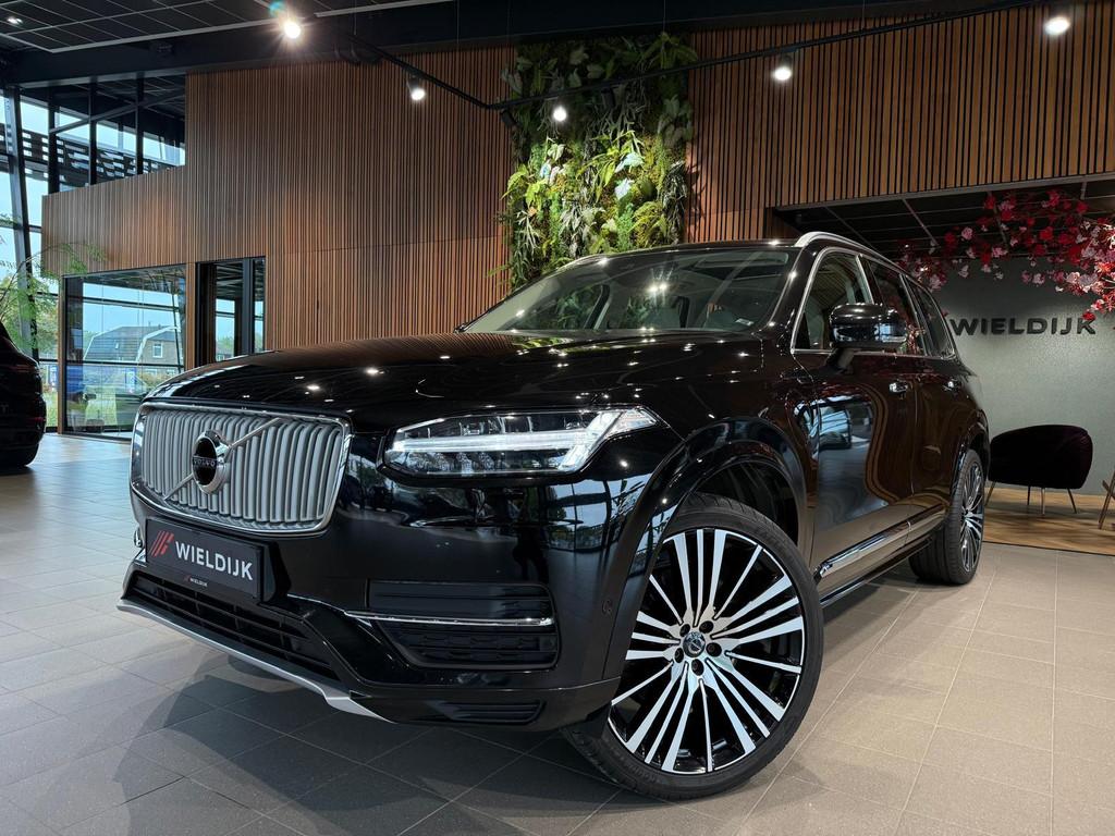 Volvo XC90 2.0 T8 Twin Engine AWD Inscription Panoschuifdak, Auto's, Volvo, Euro 6, 4 cilinders, Zwart, Vierwielaandrijving
