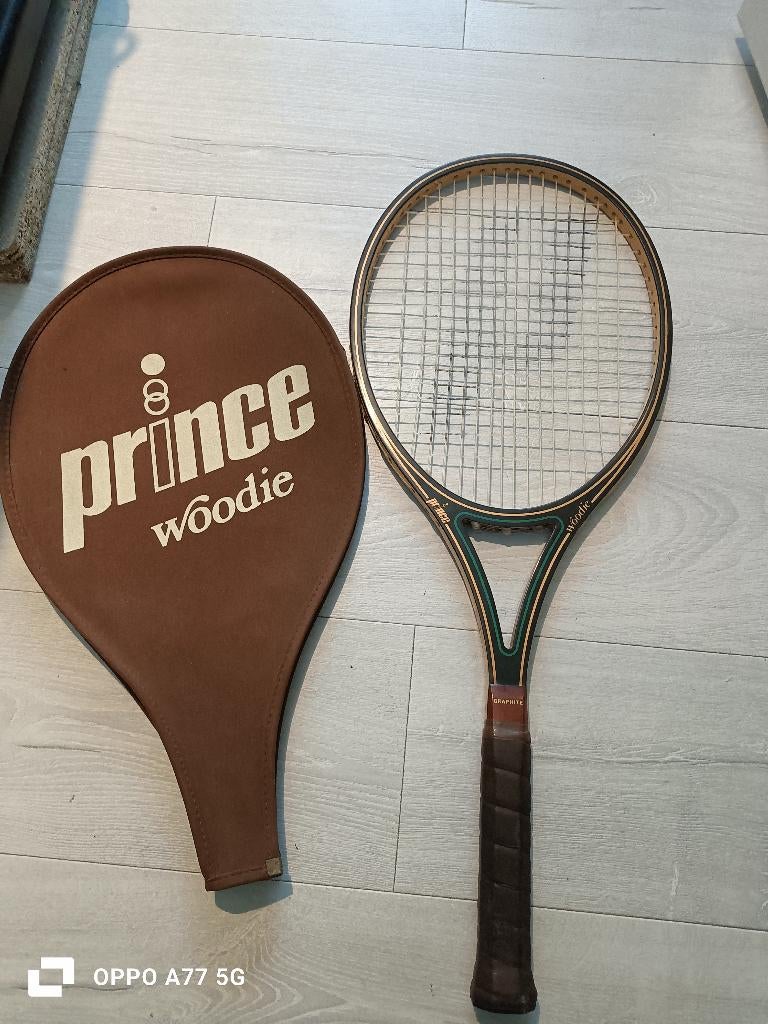 prince woodie tennisracket collectors item, Gebruikt, Prince, Ophalen of Verzenden, Racket