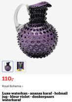 Bohemia waterkaan, Overige kleuren, Ophalen of Verzenden, Minder dan 50 cm, Glas