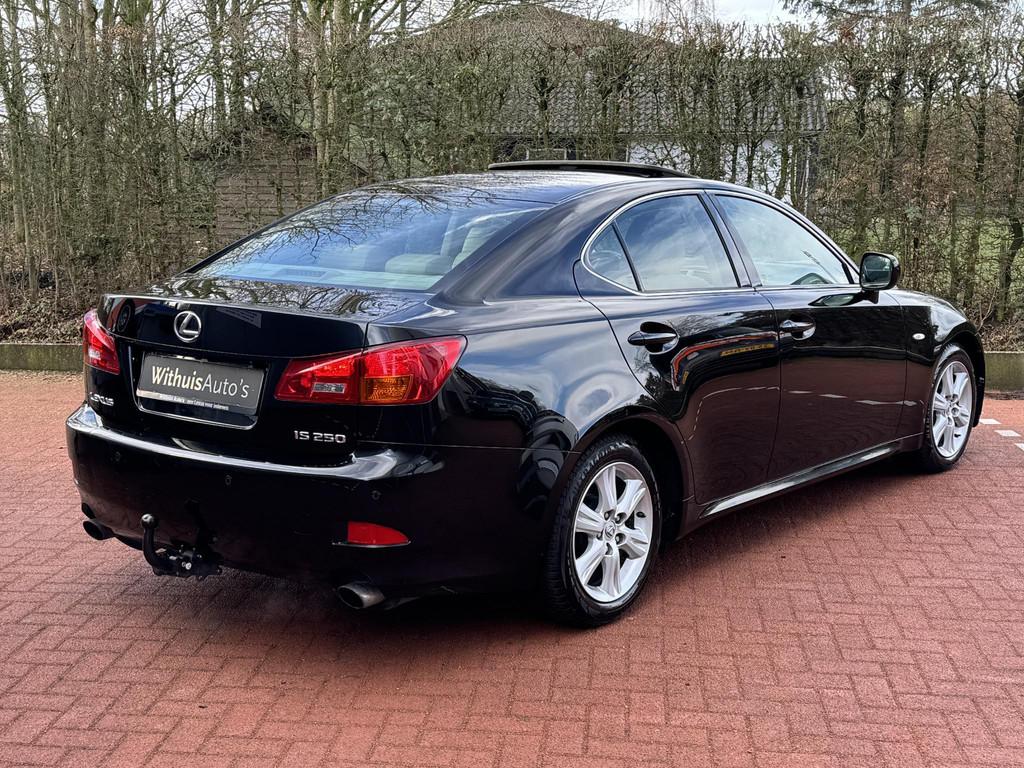 Lexus IS250 Luxury YOUNGTIMER Trekhaak Dakraam DEALER ONDERH, Auto's, Lexus, Gebruikt, Zwart, 11 km/l, 208 pk