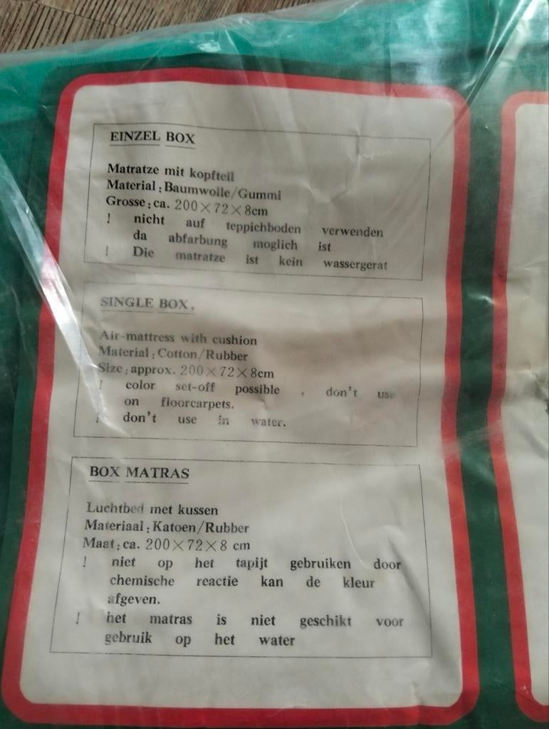 Kengel Box / Single Box / Boy Matras nieuwe 20€ ophalen Delf, Ophalen of Verzenden, Nieuw, Eenpersoons, Kussen