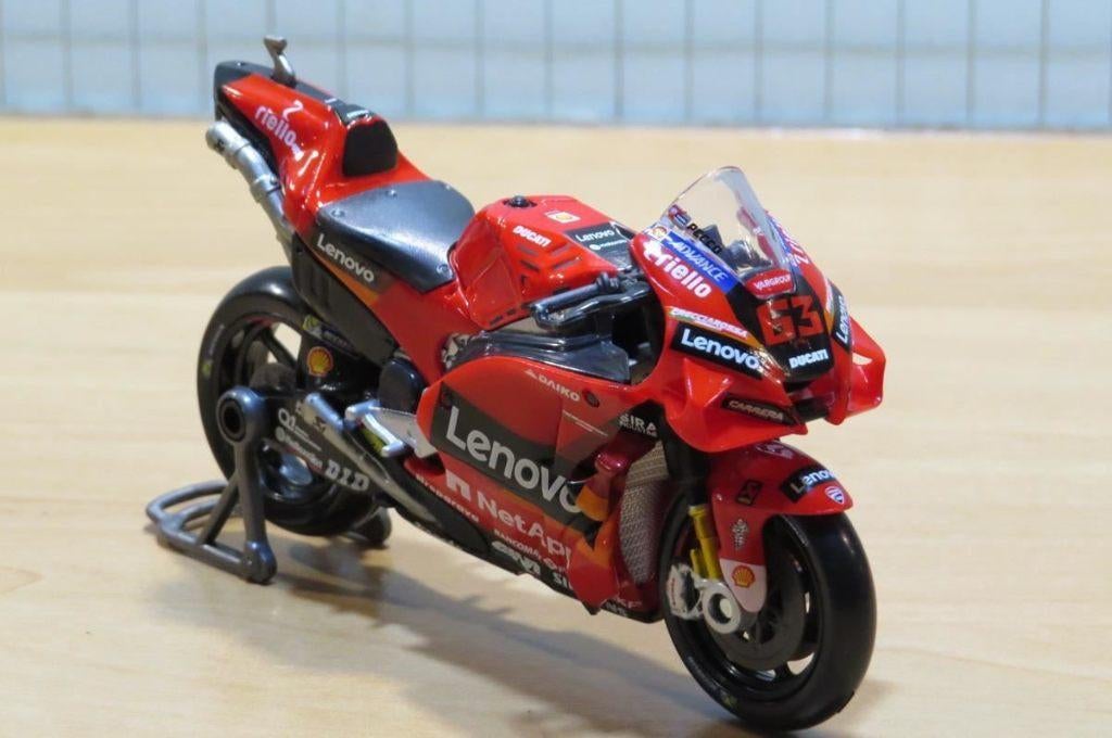 Francesco Bagnaia Ducati Lenovo Desmosedici 2022 1:18, Maisto, May Cheong Group France S.A.S., Nieuw, Ophalen of Verzenden