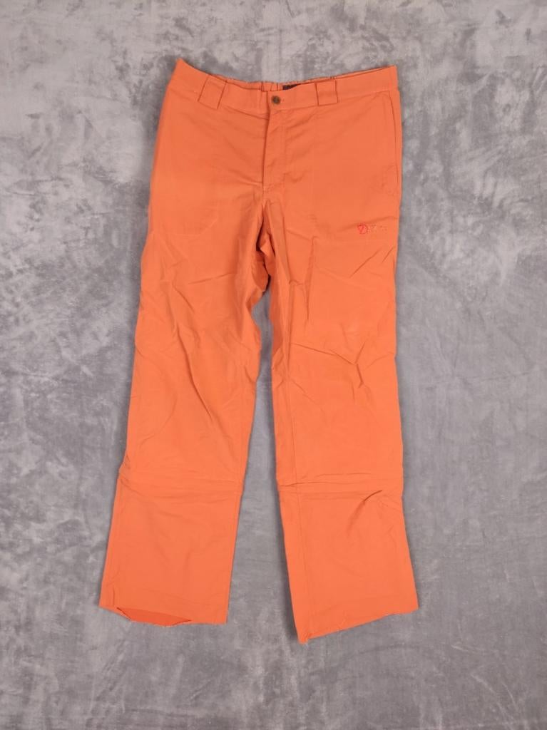 Fjallraven Afrits Broek 44 Outdoor Oranje Zip Off Broek, ., Ophalen of Verzenden, Zo goed als nieuw, .