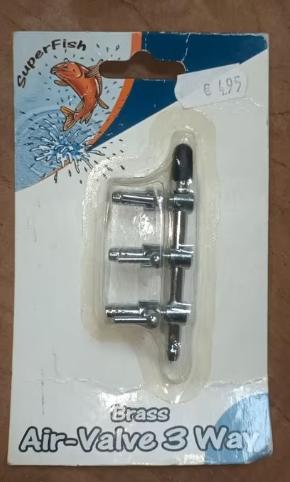 SuperFish RVS Luchtkraan 3 Weg Blister, Ophalen of Verzenden, Nieuw, Overige typen