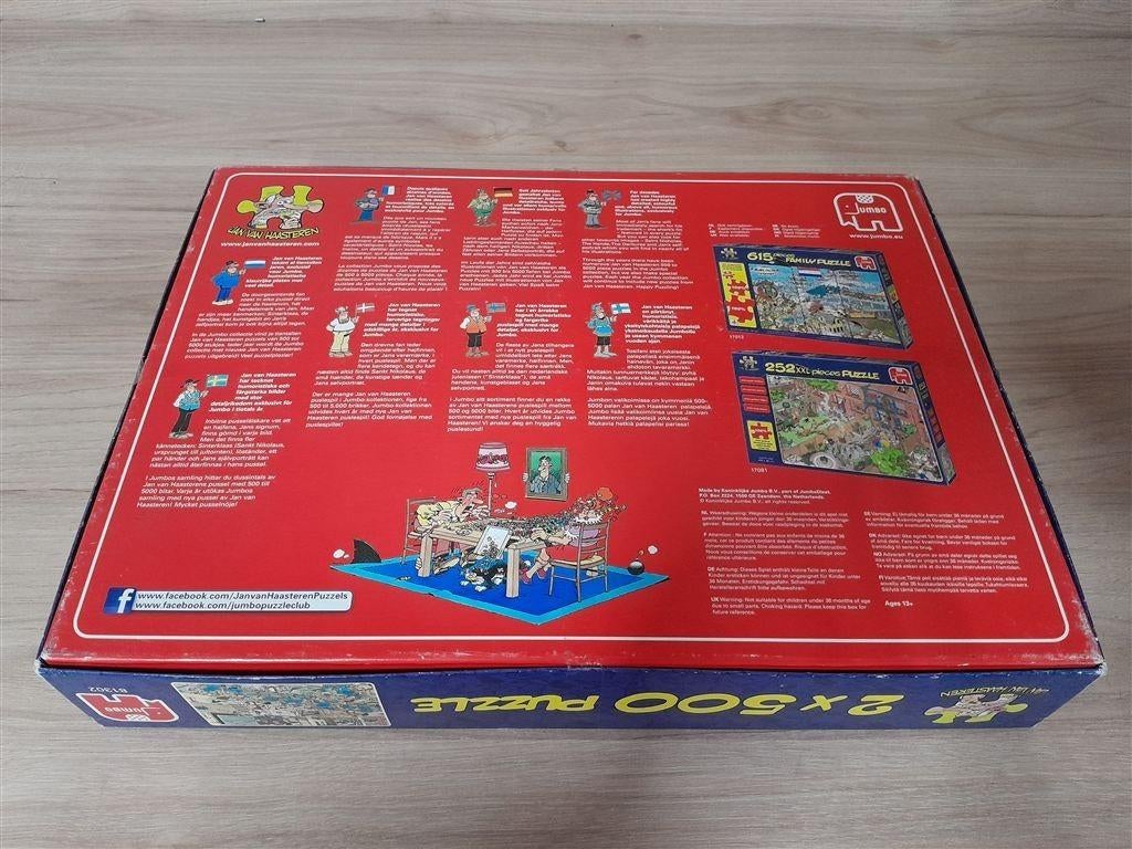 Jan van Haasteren - The pee tree - navy cadet - 2x500 - s304, Ophalen of Verzenden, 500 t/m 1500 stukjes, Zo goed als nieuw