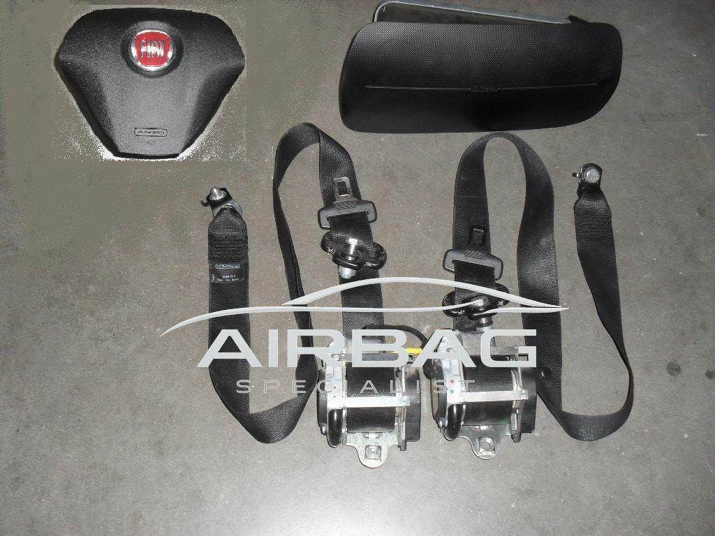 Airbag set Fiat Fiorino Qubo 2008-2017  stuur airbag gordel, Auto-onderdelen, Dashboard en Schakelaars, Gebruikt, -, -, Ophalen of Verzenden