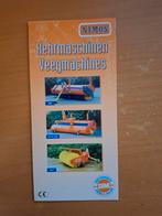 Foldertje Nimos Veegmachines, Ophalen of Verzenden, Gelezen, Tractor en Landbouw