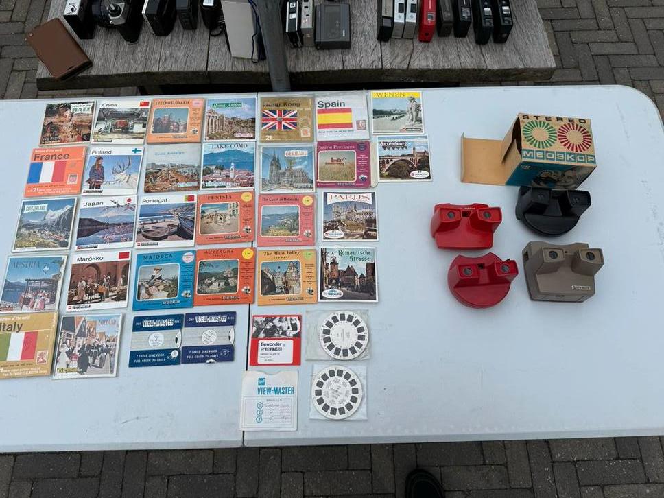 View-Master / Meoskop Me Opta incl. Schijfjes, Ophalen of Verzenden, Gebruikt