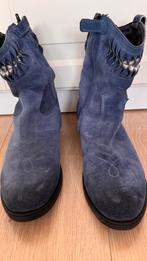 Blauwe laarzen maat 39, Ophalen, Gedragen, Blauw, Lage of Enkellaarzen