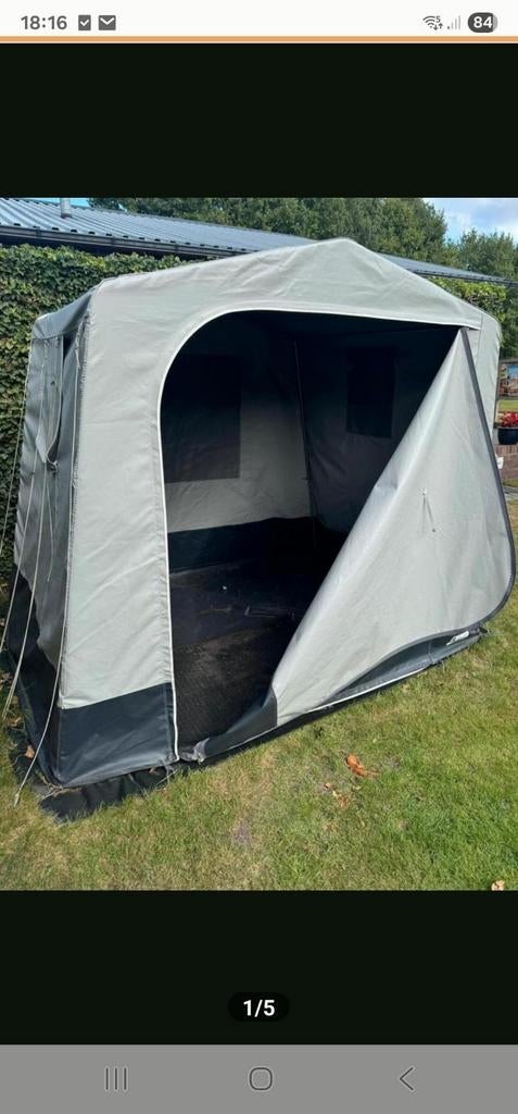 Camping schuurtent fietstent, Caravans en Kamperen, Ophalen