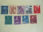 Zwitserland 1941 Historische Darstellungen Mi.377-385 gest., Postzegels en Munten, Ophalen of Verzenden, Gestempeld
