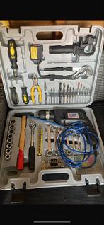 Uitgebreide gereedschapskist met boormachine, Ophalen, Nieuw