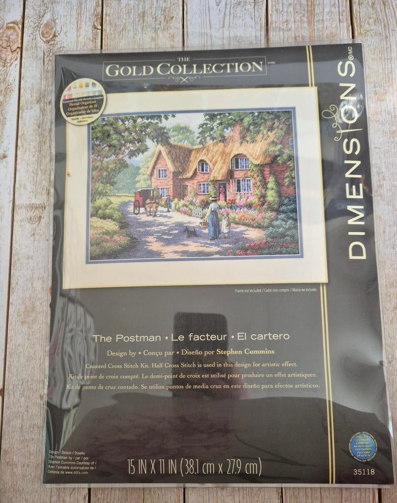 Dimensions The Postman borduurpakket, Verzenden, Nieuw, Borduurpakket