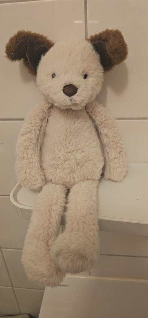 Jellycat knuffel hondje 32 cm, Ophalen of Verzenden, Zo goed als nieuw, Hond