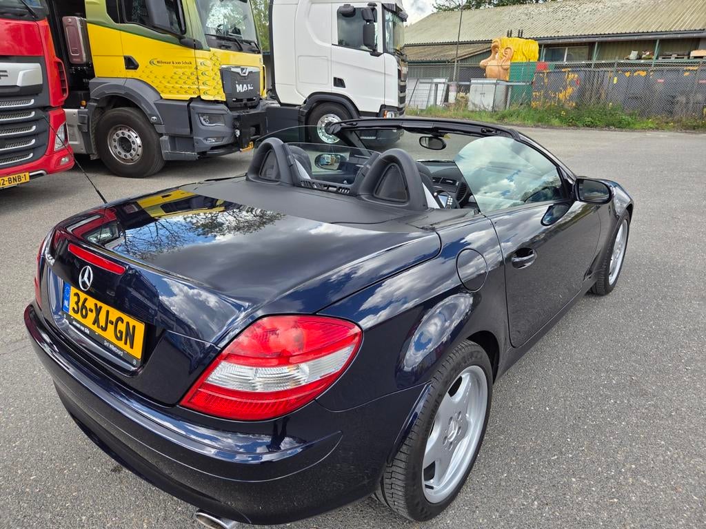 Mercedes-Benz SLK 3.0 Slk280 Roadster AUT 2007 Blauw, Achterwielaandrijving, Zwart, Cabriolet, Blauw