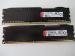 werkgeheugen 2x4 GB Kingston, Computers en Software, RAM geheugen, Ophalen of Verzenden, Zo goed als nieuw, DDR3, Desktop