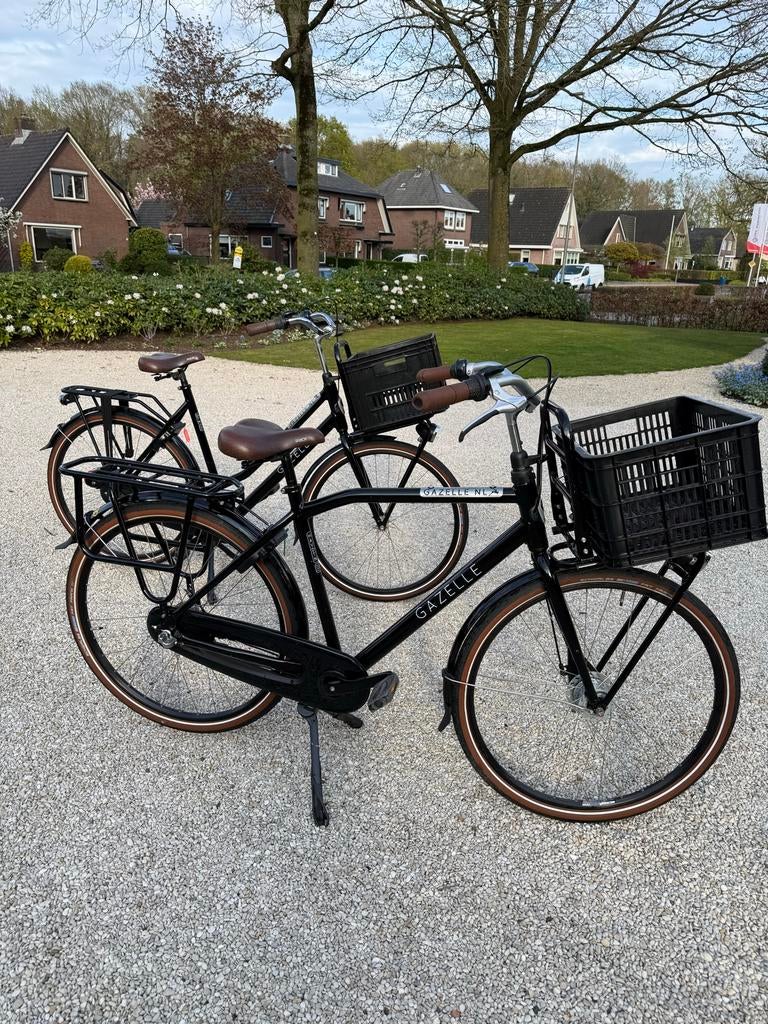 Keurige Gazelle NL heren transportfiets, Ophalen, 53 tot 56 cm, Velgrem, Versnellingen