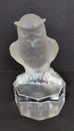 Gematteerd Glazen Goebel Uil Figuur, Ophalen of Verzenden