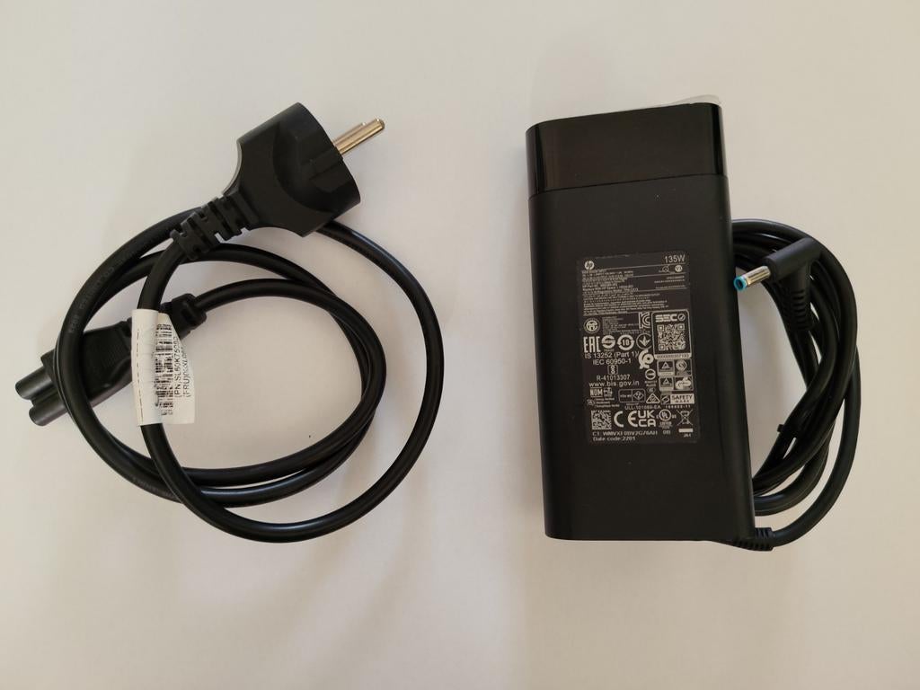 HP 135W Oplader voor Laptop - Origineel, Computers en Software, Laptop-opladers, Ophalen of Verzenden, Zo goed als nieuw, HP