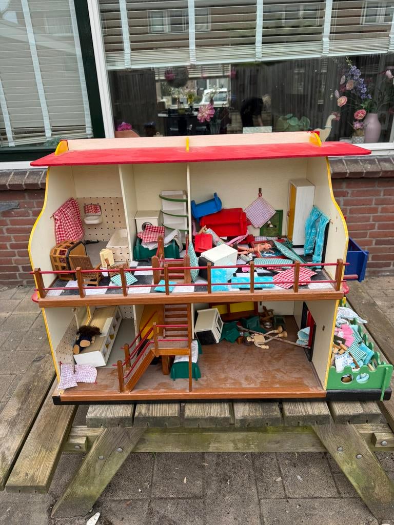 Poppenhuis, Kinderen en Baby's, Speelgoed | Poppenhuizen, Ophalen, Gebruikt, Poppenhuis