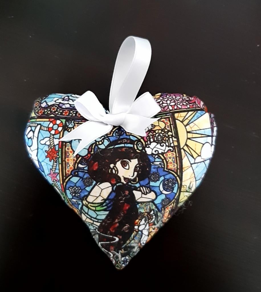 nieuw- Jasmine glas in lood hartje/kasthanger, Ophalen of Verzenden, Overige figuren, Nieuw, Overige typen