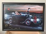 Schilderij Elvis Presley met Marilyn Monroe en Hot Rod, Antiek en Kunst, Ophalen of Verzenden